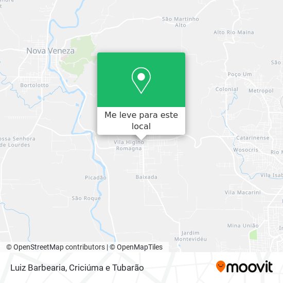 Luiz Barbearia mapa