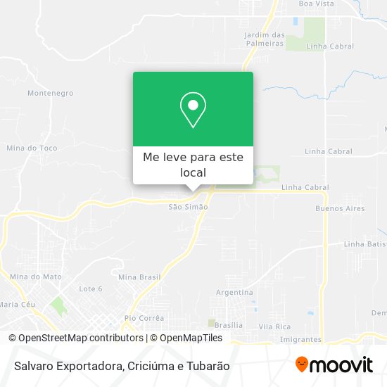 Salvaro Exportadora mapa