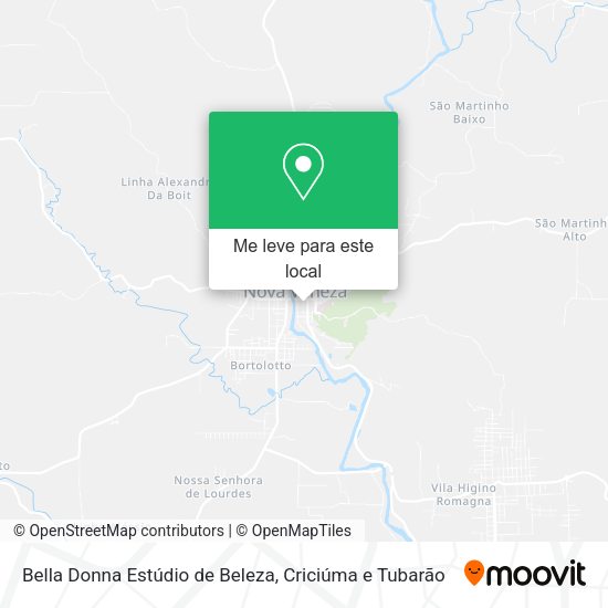 Bella Donna Estúdio de Beleza mapa