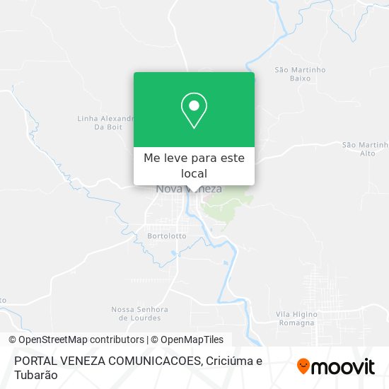 PORTAL VENEZA COMUNICACOES mapa