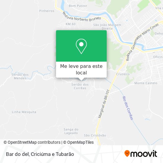 Bar do del mapa