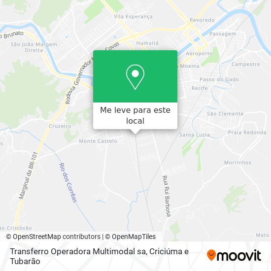 Transferro Operadora Multimodal sa mapa