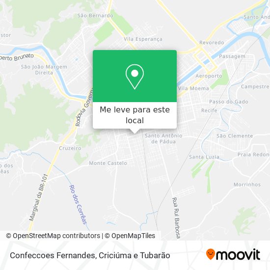 Confeccoes Fernandes mapa