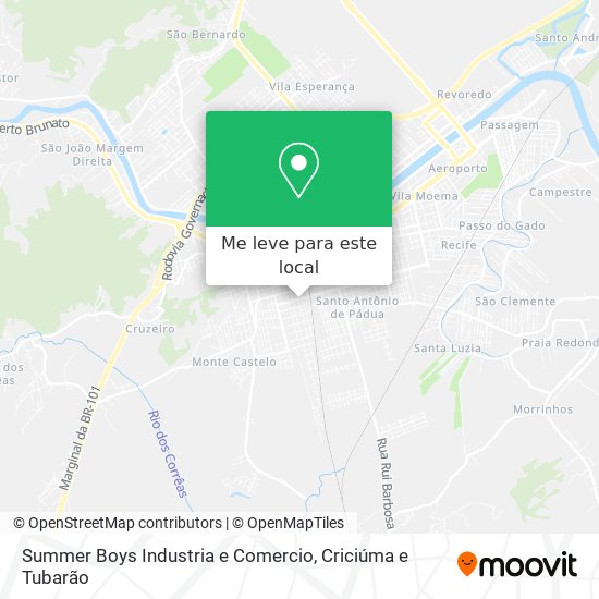 Summer Boys Industria e Comercio mapa