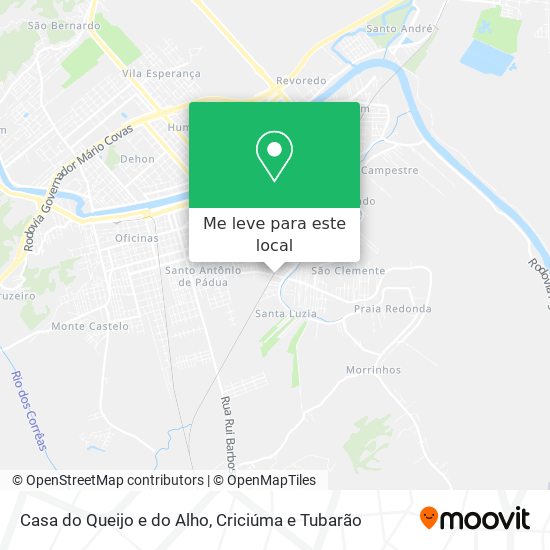 Casa do Queijo e do Alho mapa