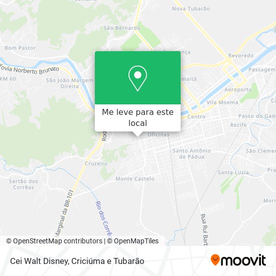Cei Walt Disney mapa