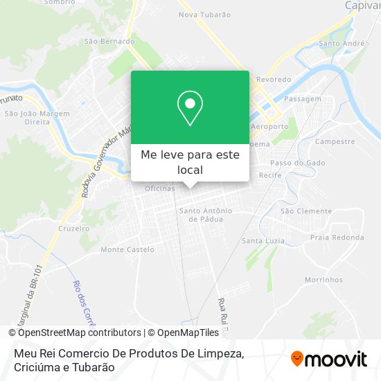 Meu Rei Comercio De Produtos De Limpeza mapa