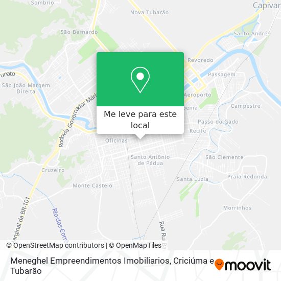 Meneghel Empreendimentos Imobiliarios mapa