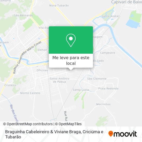Braguinha Cabeleireiro & Viviane Braga mapa