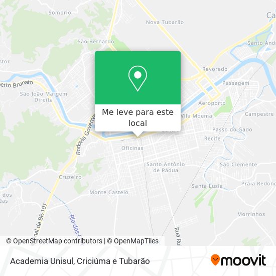 Academia Unisul mapa