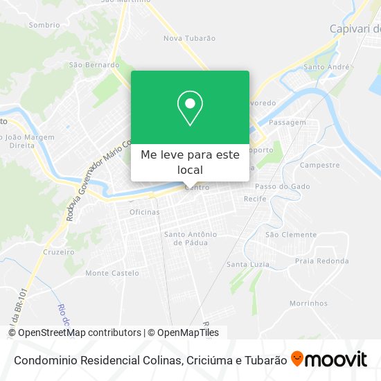 Condominio Residencial Colinas mapa