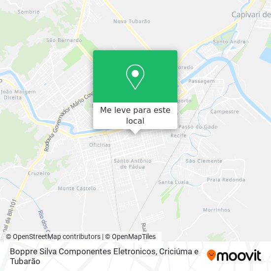 Boppre Silva Componentes Eletronicos mapa