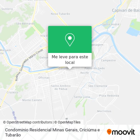 Condominio Residencial Minas Gerais mapa