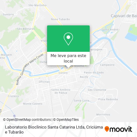Laboratorio Bioclinico Santa Catarina Ltda mapa