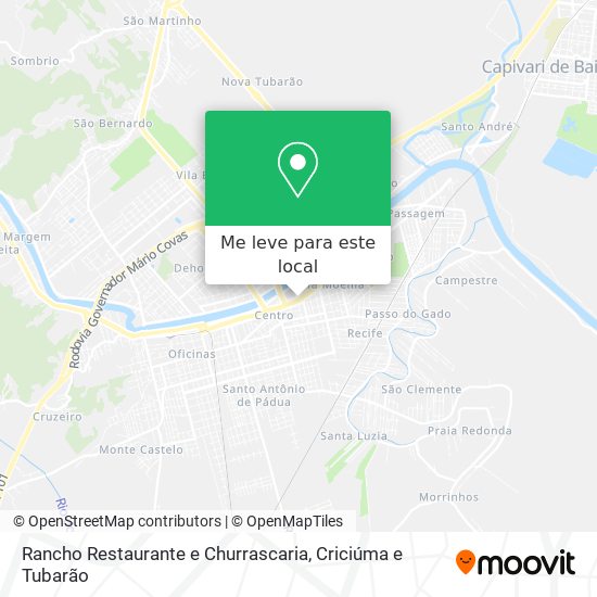 Rancho Restaurante e Churrascaria mapa