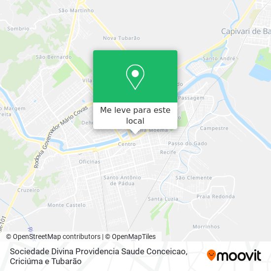 Sociedade Divina Providencia Saude Conceicao mapa