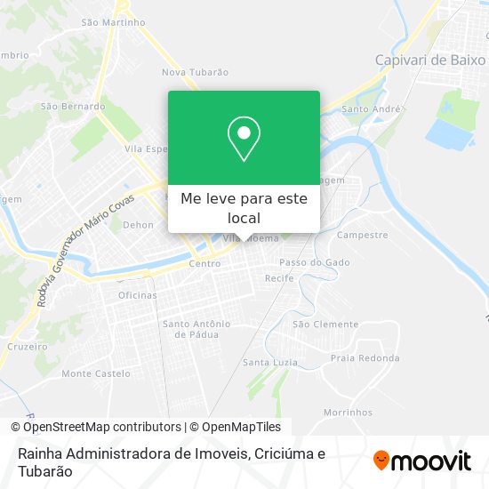 Rainha Administradora de Imoveis mapa