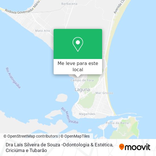 Dra Laís Silveira de Souza -Odontologia & Estética mapa