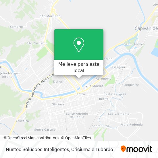 Nuntec Solucoes Inteligentes mapa