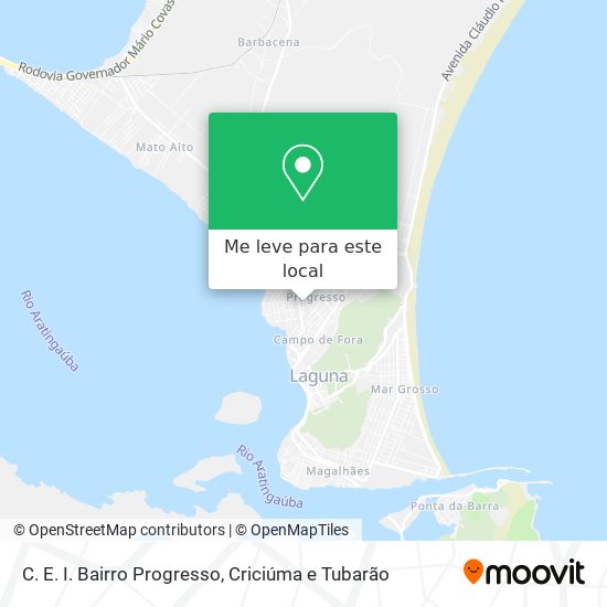 C. E. I. Bairro Progresso mapa