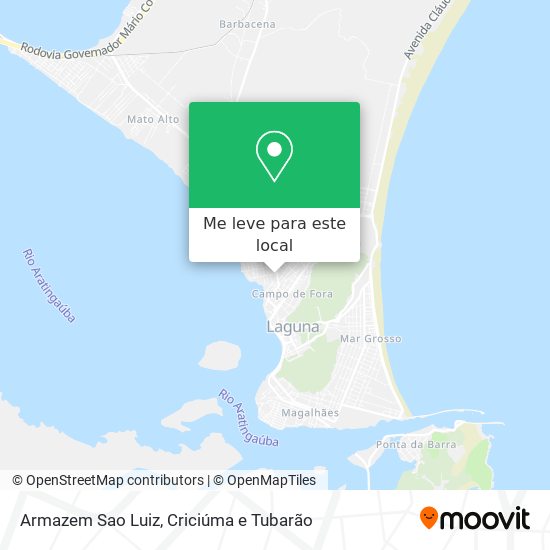 Armazem Sao Luiz mapa