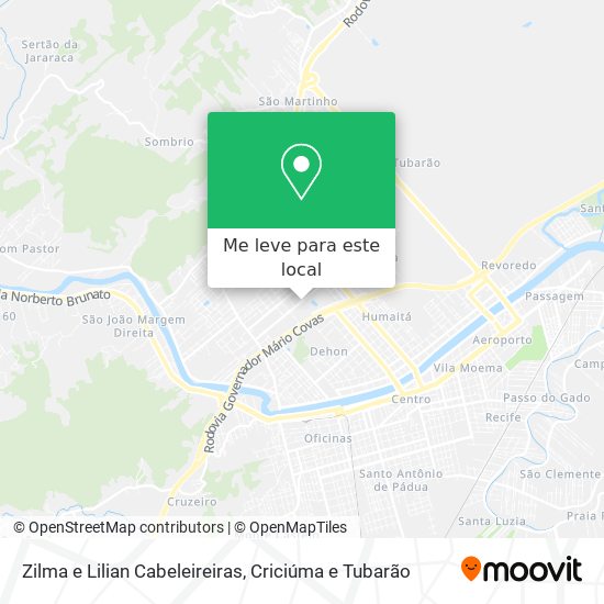 Zilma e Lilian Cabeleireiras mapa