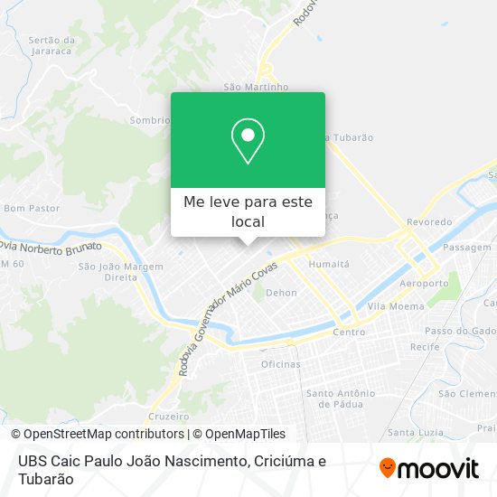 UBS Caic Paulo João Nascimento mapa