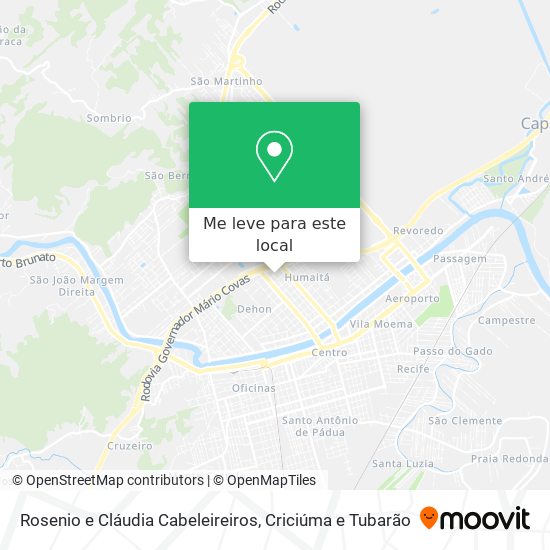 Rosenio e Cláudia Cabeleireiros mapa