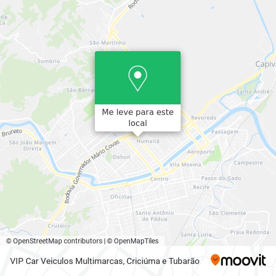 VIP Car Veiculos Multimarcas mapa