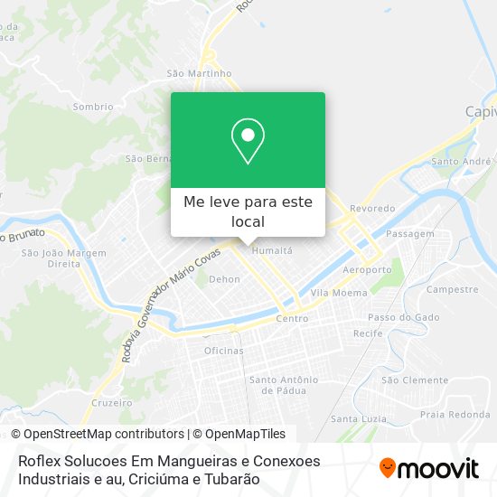 Roflex Solucoes Em Mangueiras e Conexoes Industriais e au mapa