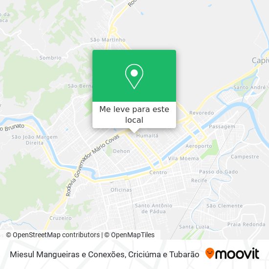 Miesul Mangueiras e Conexões mapa
