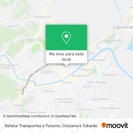 Rafatur Transportes e Turismo mapa
