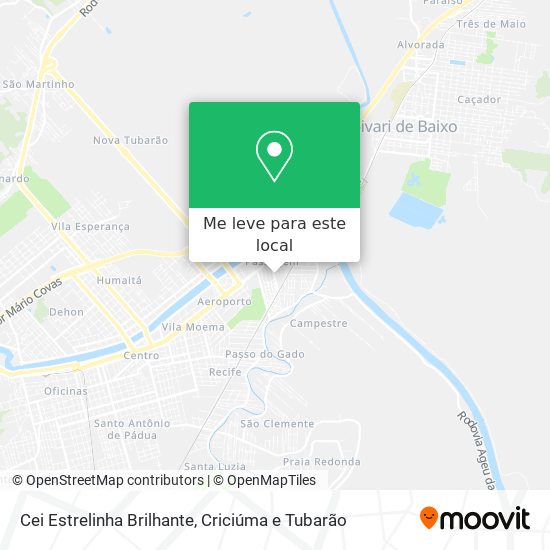 Cei Estrelinha Brilhante mapa