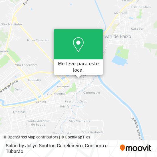 Salão by Jullyo Santtos Cabeleireiro mapa