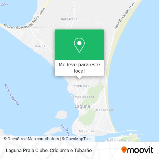 Laguna Praia Clube mapa