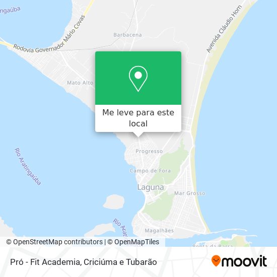 Pró - Fit Academia mapa