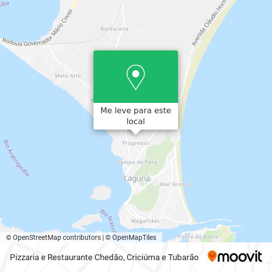 Pizzaria e Restaurante Chedão mapa