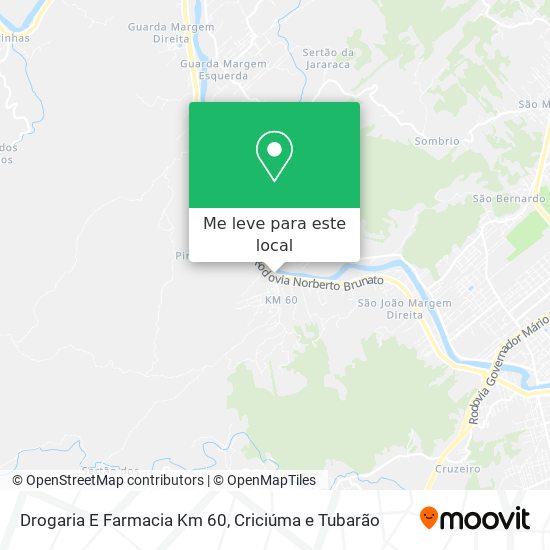 Drogaria E Farmacia Km 60 mapa