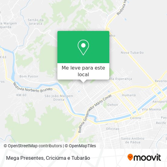Mega Presentes mapa