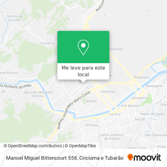 Manoel Miguel Bittencourt 558 mapa