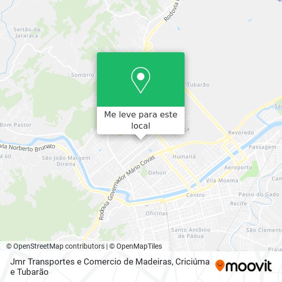Jmr Transportes e Comercio de Madeiras mapa