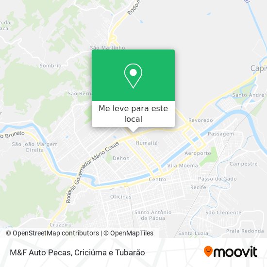 M&F Auto Pecas mapa