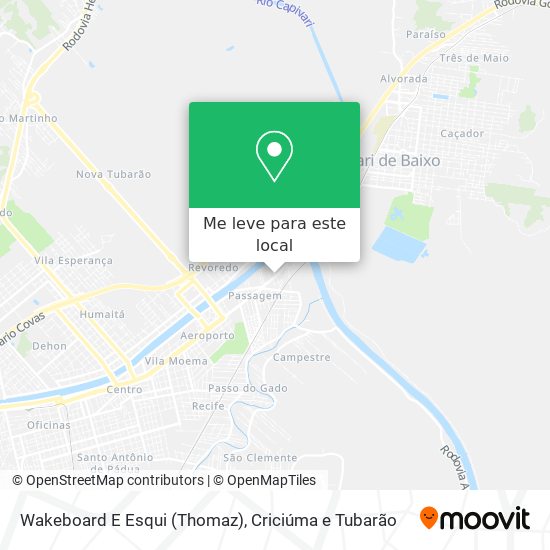 Wakeboard E Esqui (Thomaz) mapa