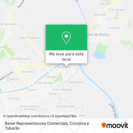 Bener Representacoes Comerciais mapa