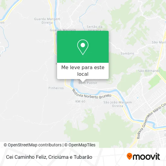 Cei Caminho Feliz mapa