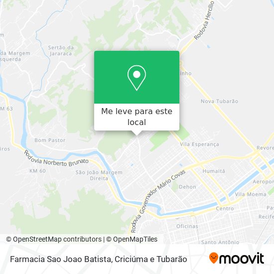 Farmacia Sao Joao Batista mapa