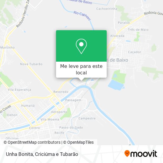 Unha Bonita mapa