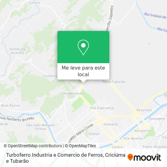 Turboferro Industria e Comercio de Ferros mapa
