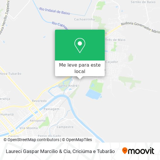 Laureci Gaspar Marcilio & Cia mapa