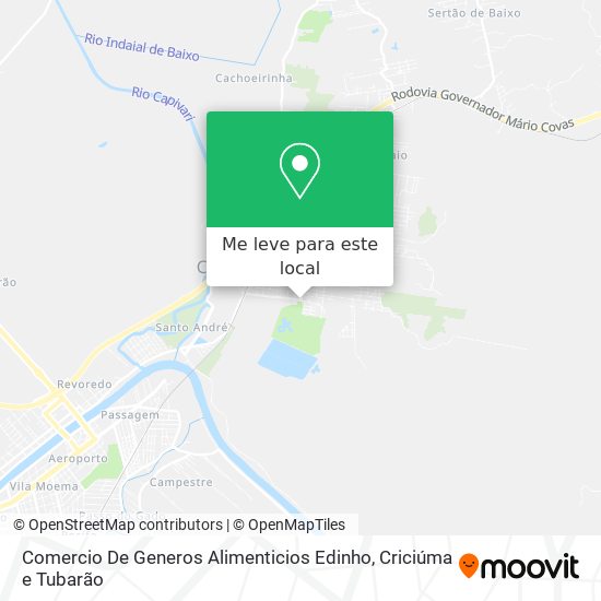 Comercio De Generos Alimenticios Edinho mapa